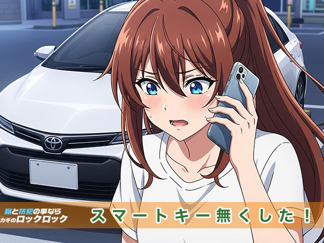 トヨタ・カローラのスマートキーを無くした